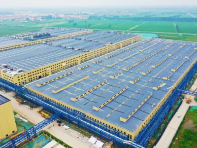 桐昆恒陽(yáng)聚紡CP3-4紡絲TMT設(shè)備橋架電纜安裝如火如荼進(jìn)行中